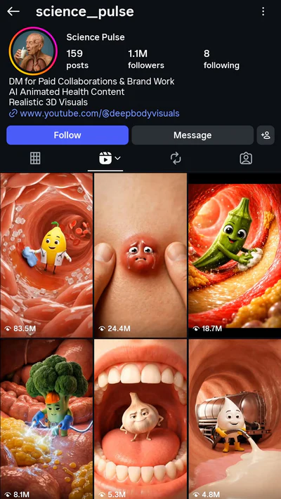 Instagram health page growth reference 1