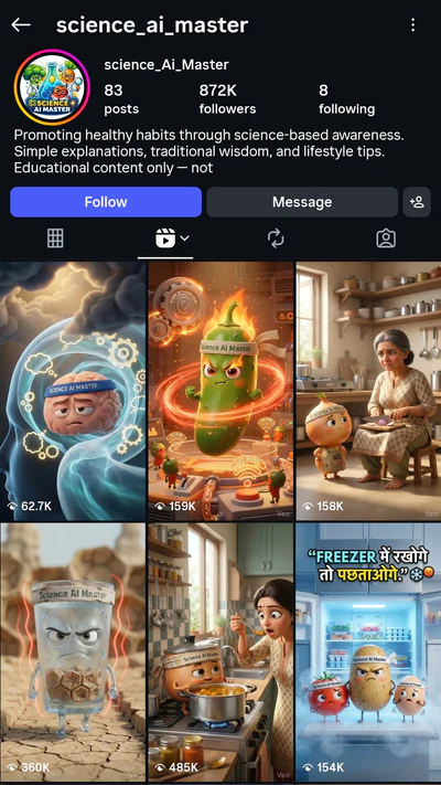 Instagram health page growth reference 2